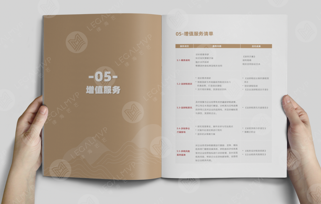 常年企业法律顾问法律服务产品手册已经全新升级,从内容到版式我们都
